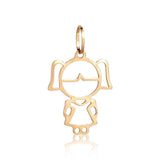 Pingente - Menina de Ouro