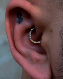 Piercing argola clicker ouro18k