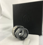 Aliança prata Leão e Leoa