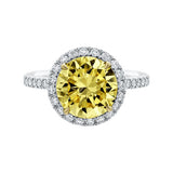 Anel De Noivado Sol Da Manhã