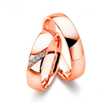 Aliança de casamento em ouro18k  Semi abaulada  - PAR - OROS