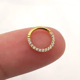 Piercing argola clicker ouro18k