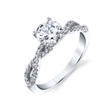 Anel De Noivado Em Ouro 18K