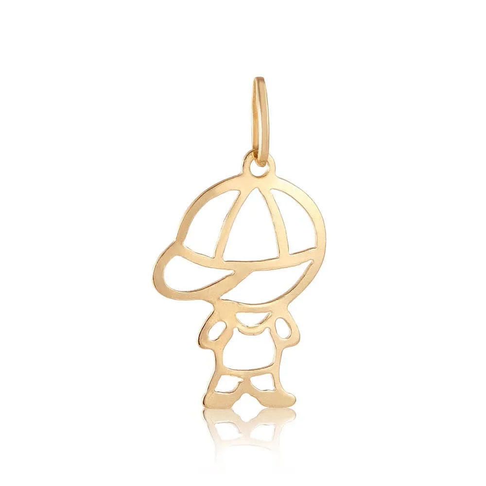 Pingente Menino de Ouro 18k