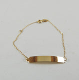 Pulseira Infantil Plaquinha