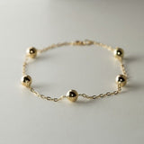 Pulseira Infantil Bolinha De Ouro