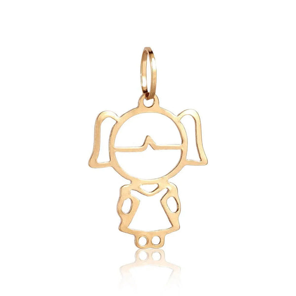 Pingente - Menina de Ouro