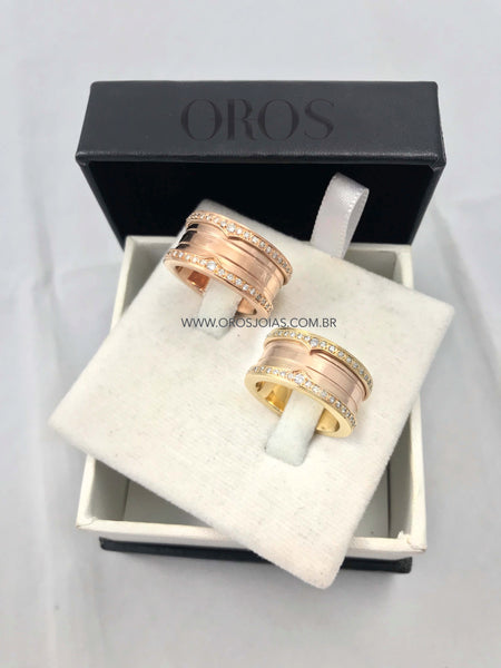 Aliança ouro18k casamento