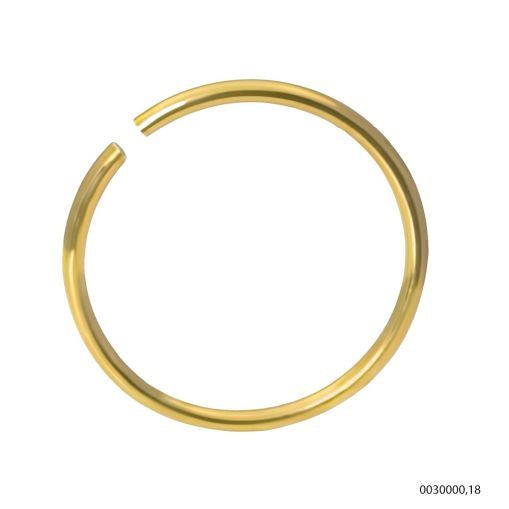 Piercing argola de ouro18k